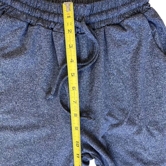 Comfy Blue Sweatpants Women's Medium Loungewear Yoga Pants Pockets Stretch Cozy - Picture 10 of 14